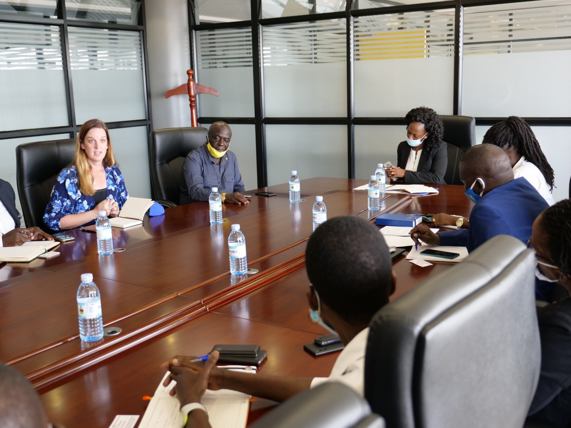 Lisa Stark Hughes meeting with Ugandan authorities to help shape ethical surrogacy legislation